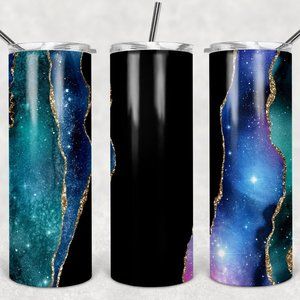 Custom 20oz galaxy inspired tumbler!